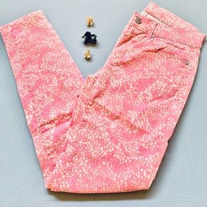*NWOT PINK & CORAL Gap Legging Jeans